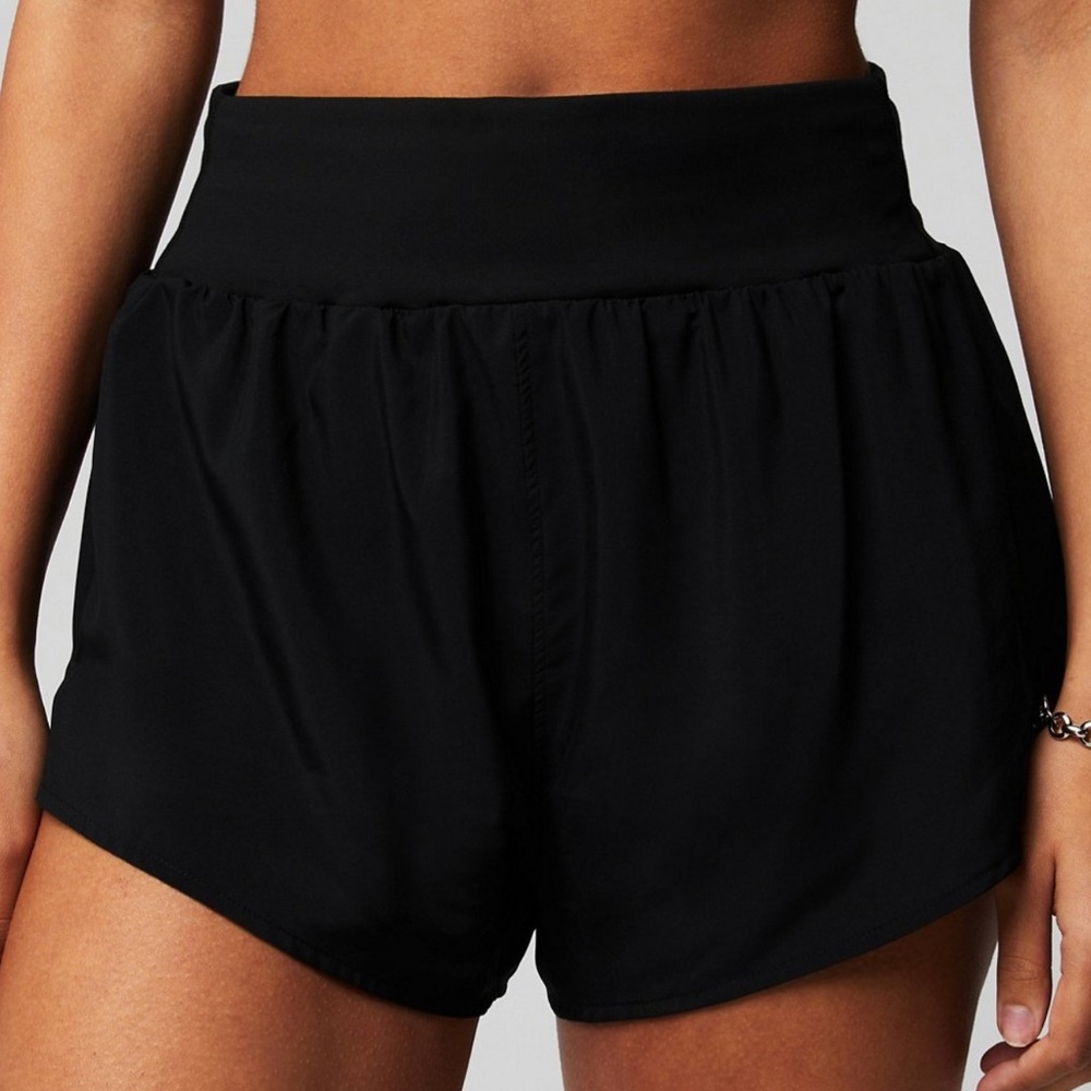 Fabletics Athletic Shorts Size XL High Waisted Workout Gym Activewear